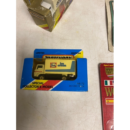 267 - An assortment of Diecast Matchbox vehicles in original packaging. Matchbox cars including 4x Limited... 