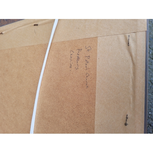 517 - St Peters church print and castle grounds print