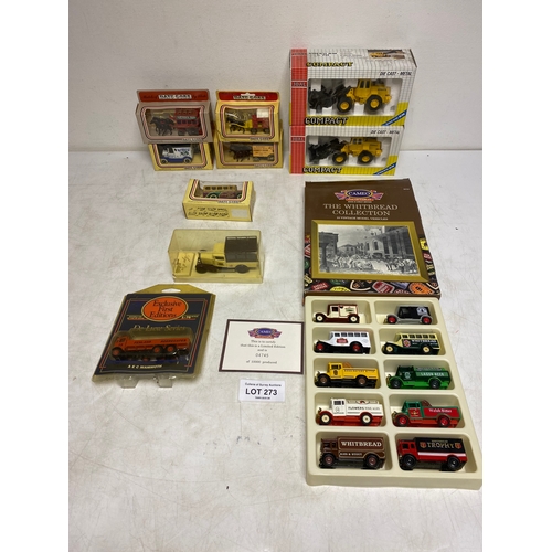 273 - Assortment of Diecast Vehicles in original packaging, including Cameo Whitbread Collection of 10 Bre... 