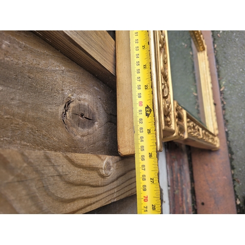 627 - Regency style Gilt frame mirror