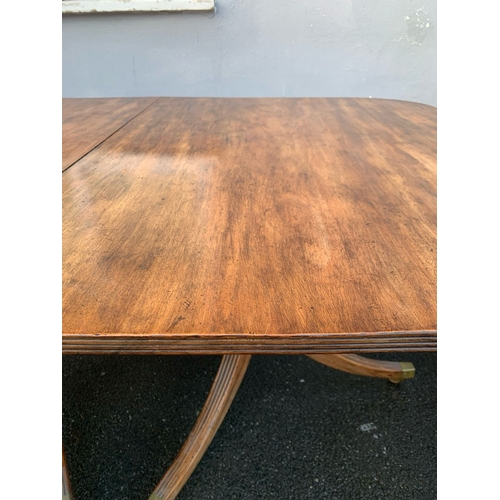 629 - Very good quality Georgian style extendable mahogany dining table and twelve Georgian Hepplewhite st... 