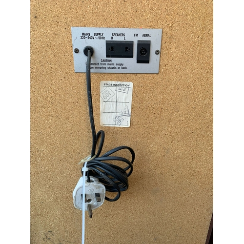 636 - Amstrad Stereo Hi Fi Tower and speakers