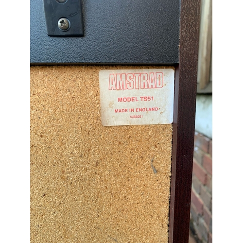 636 - Amstrad Stereo Hi Fi Tower and speakers