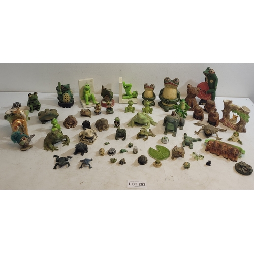293 - Collection of Frog and toad and animal collectables