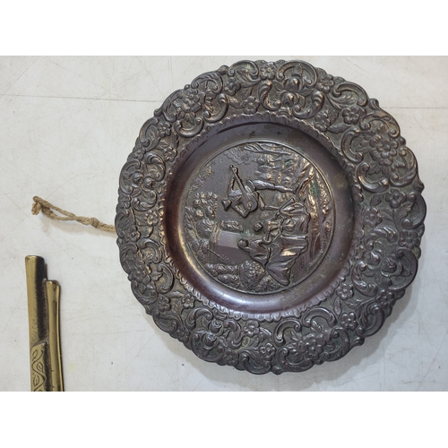 296 - Collection of brass and pewter ornaments