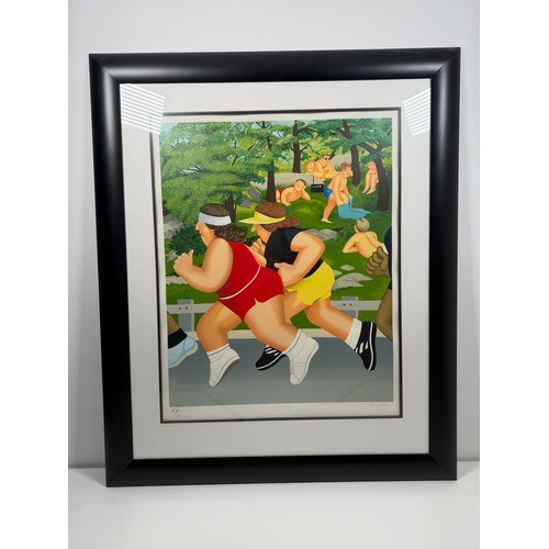4 - Beryl Cook (British 1926-2008) 'Women Running' Limited Edition Artist Proof Screenprint signed botto... 