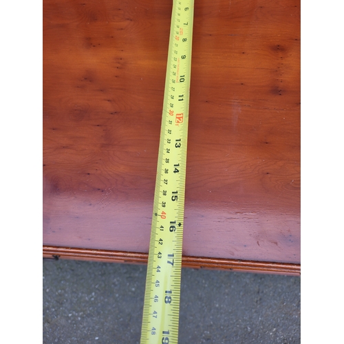 388 - Vintage Yew wood Georgian style coffee table