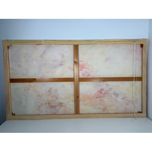 9 - Original Mixed Media on Canvas 'Untitled' by Minna Georgieva (Minna George) Canvas 72