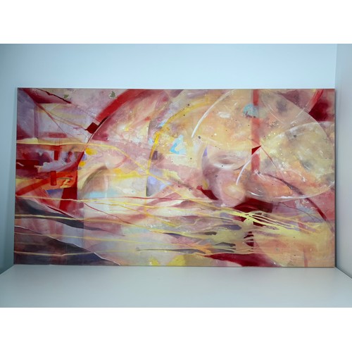 10 - Original Mixed Media on Canvas 'Untitled' by Minna Georgieva (Minna George) Canvas 72