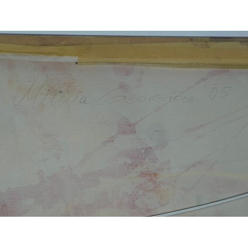 10 - Original Mixed Media on Canvas 'Untitled' by Minna Georgieva (Minna George) Canvas 72