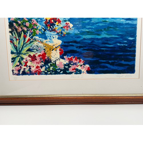 21 - A pair of Hazel Soan Screenprints 'Marina I' & 'Marina II' limited edition and signed in pencil bott... 