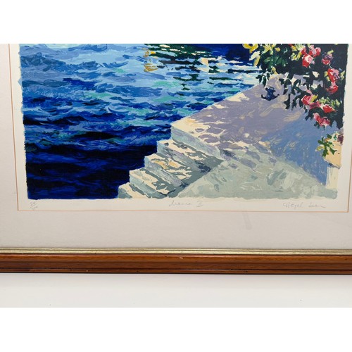 21 - A pair of Hazel Soan Screenprints 'Marina I' & 'Marina II' limited edition and signed in pencil bott... 