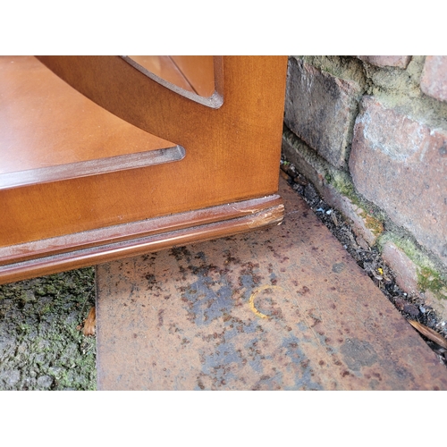 393 - Pair of fretwork vintage double bookcases