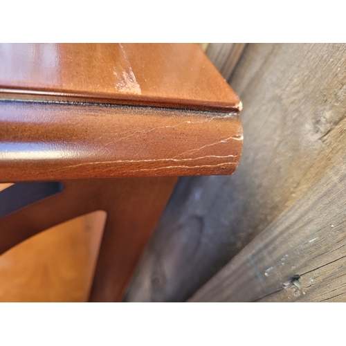 393 - Pair of fretwork vintage double bookcases