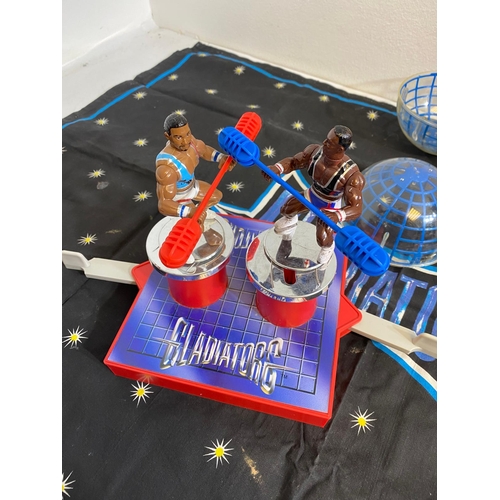 292 - Collection of Gladiators toys including the wall, super duel, Atlasphere and more