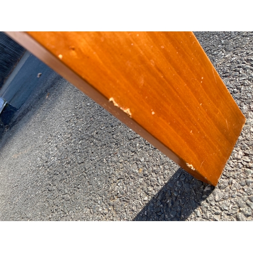 683 - Large glass top Coffee table