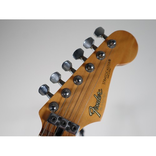 105 - 1980's Cream Fender Stratocaster Electric Guitar Serial Number E531821 Made in Japan