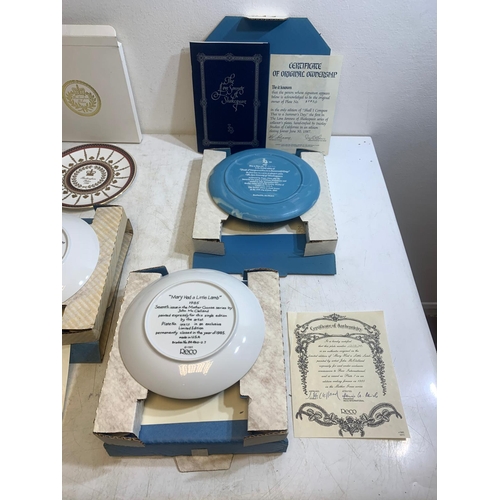 311 - Collection of decorative Reco wall plates including 