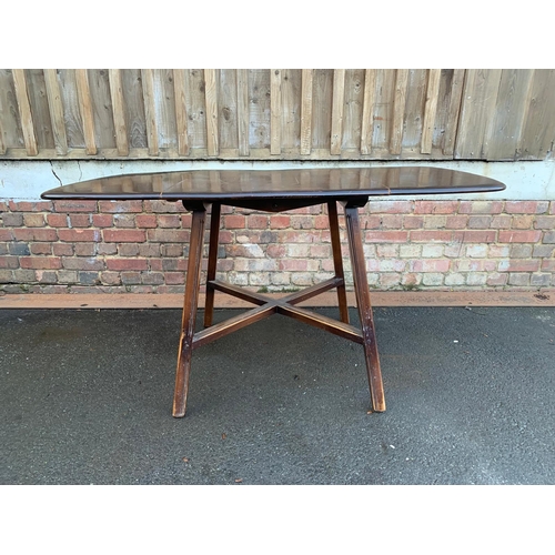 646 - Ercol drop Leaf table and 4 Ercol chairs
