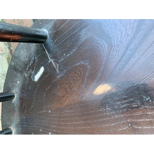 646 - Ercol drop Leaf table and 4 Ercol chairs