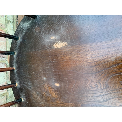 646 - Ercol drop Leaf table and 4 Ercol chairs