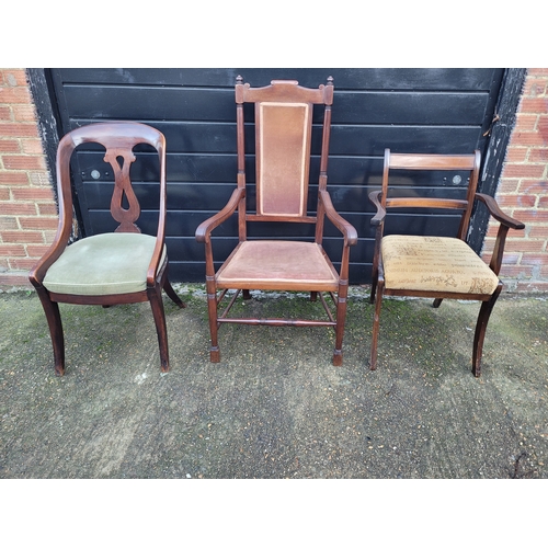 494 - 3 antique chairs