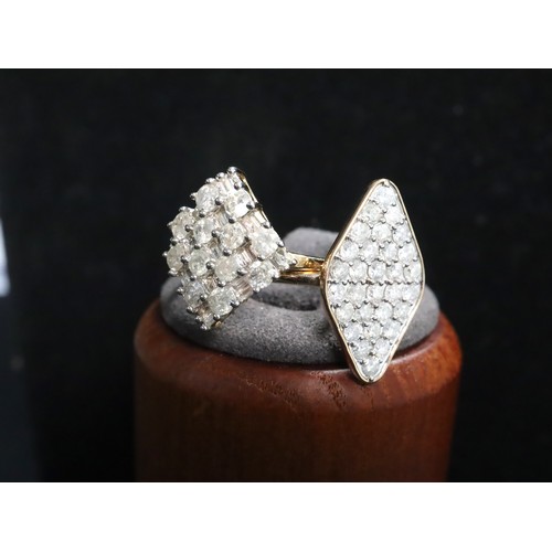 46 - 1ct Diamond 9K Gold Tomas Rae Ring Size N-O & 1ct Diamond 9K Gold Tomas Rae Ring Size N-O with COA-5... 