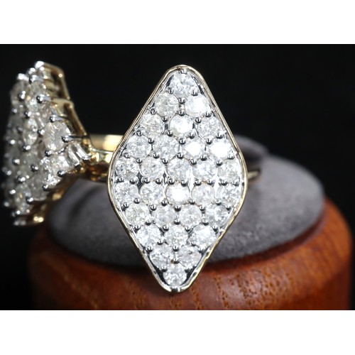 46 - 1ct Diamond 9K Gold Tomas Rae Ring Size N-O & 1ct Diamond 9K Gold Tomas Rae Ring Size N-O with COA-5... 