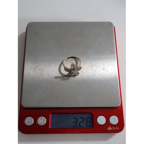 48 - 1.50ct Diamond Midas Gold Plated Sterling Silver Ring Size N-O & 1ct Diamond 9K Gold Tomas Rae Ring ... 