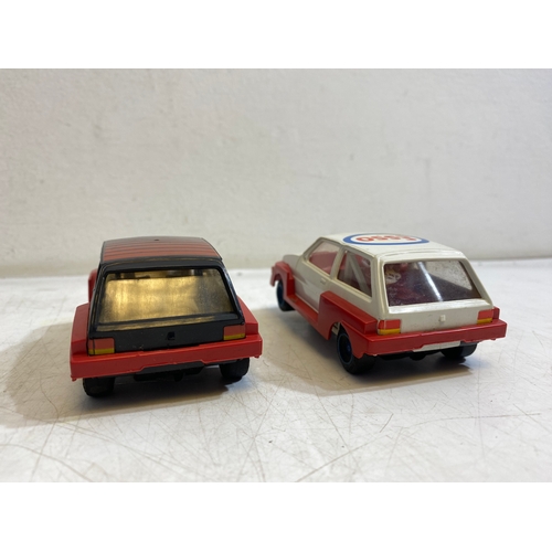 329 - Vintage Scalextric C.580 Mighty Metro racing set and C.248 Hump bridge