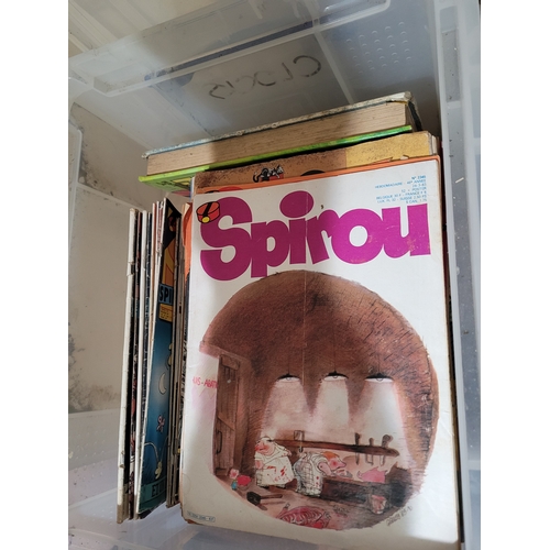 334 - Vintage Collection of Spirou and action force comics