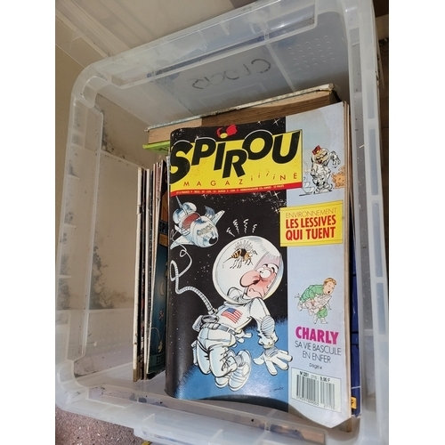 334 - Vintage Collection of Spirou and action force comics