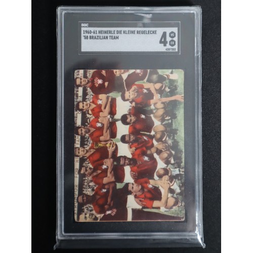 120 - 1982 Danone No 34 Pele Futbol En Accion PSA 5 Excellent + 1960-61 Heinerle Die Kleine Regelecke '58 ... 