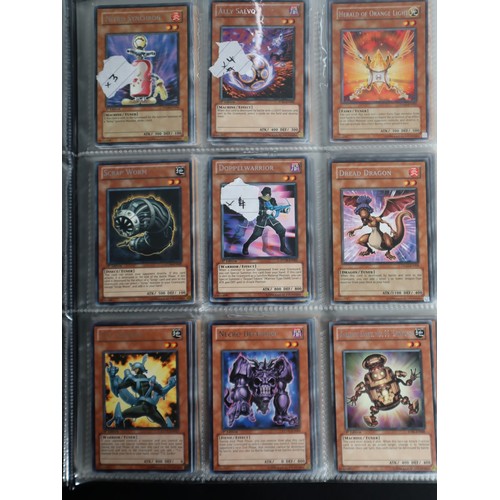 121 - Yu-Gi-Oh Trading Cards - A collection of over 350+ cards from various expansions from 2008 - 2011 in... 