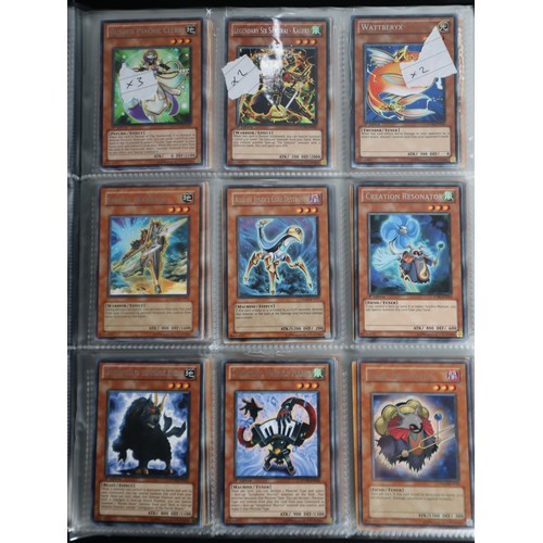 121 - Yu-Gi-Oh Trading Cards - A collection of over 350+ cards from various expansions from 2008 - 2011 in... 