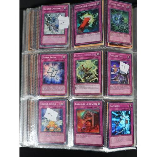 121 - Yu-Gi-Oh Trading Cards - A collection of over 350+ cards from various expansions from 2008 - 2011 in... 