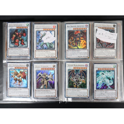 122 - Yu-Gi-Oh Trading cards includes various cards from expansions from 2008-2011 includes Black Rose Dra... 
