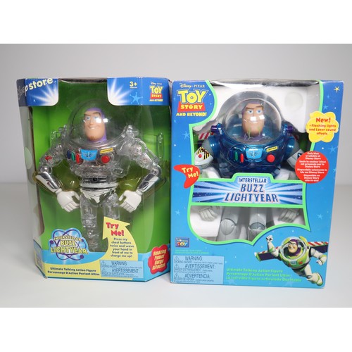 134 - Two Toy Story & Beyond Interstellar Buzz Lightyears Ultimate Talking Action Figures by Thinkway - Bo... 