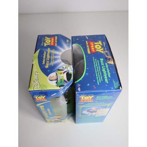 134 - Two Toy Story & Beyond Interstellar Buzz Lightyears Ultimate Talking Action Figures by Thinkway - Bo... 