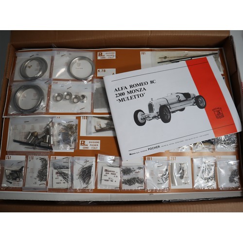 141 - Pocher 1/8 Scale Alfa Romeo 8C 2300 Monza Muletto - Rare boxed model - Unused Boxed