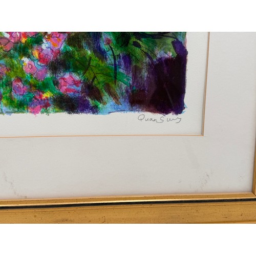 24 - Quan Sun (Chinese b1942 -) Signed Screenprint 'Golden Dreams' Limited edition AP 12/50 signed in pen... 