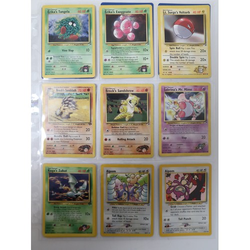 126 - Pokemon Trading Card Game - A collection of cards from Gym & Neo Series Expansions includes holos Ro... 