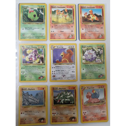 126 - Pokemon Trading Card Game - A collection of cards from Gym & Neo Series Expansions includes holos Ro... 