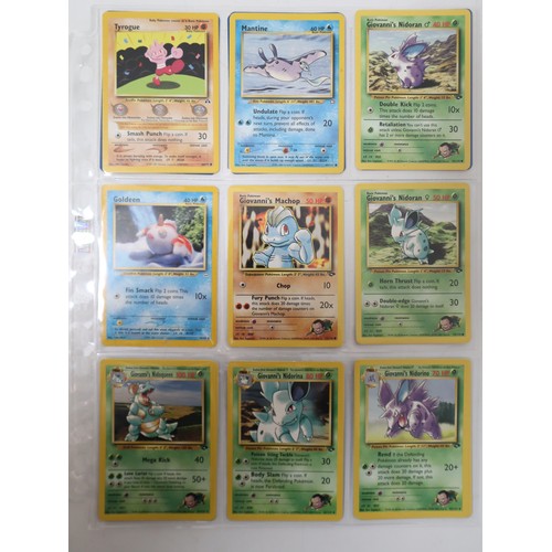 126 - Pokemon Trading Card Game - A collection of cards from Gym & Neo Series Expansions includes holos Ro... 