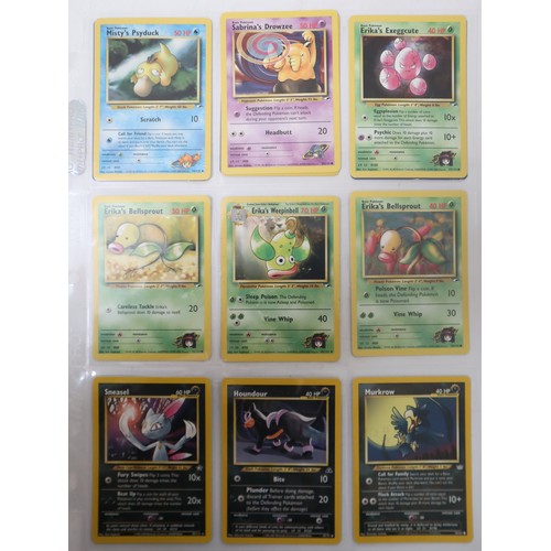 126 - Pokemon Trading Card Game - A collection of cards from Gym & Neo Series Expansions includes holos Ro... 