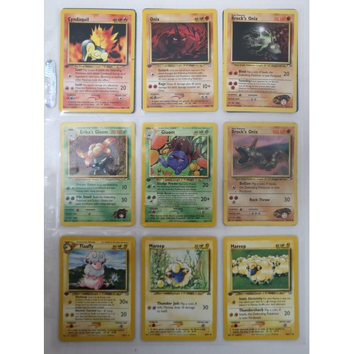 126 - Pokemon Trading Card Game - A collection of cards from Gym & Neo Series Expansions includes holos Ro... 
