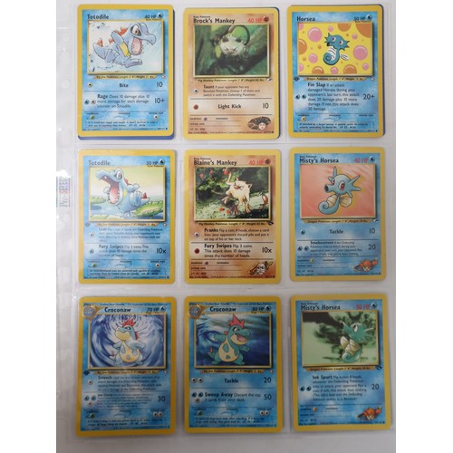 126 - Pokemon Trading Card Game - A collection of cards from Gym & Neo Series Expansions includes holos Ro... 