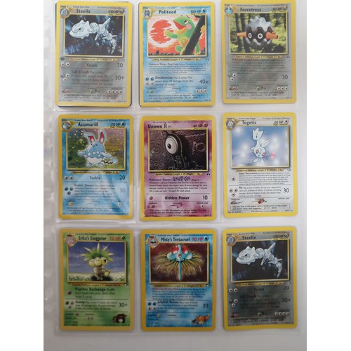 126 - Pokemon Trading Card Game - A collection of cards from Gym & Neo Series Expansions includes holos Ro... 