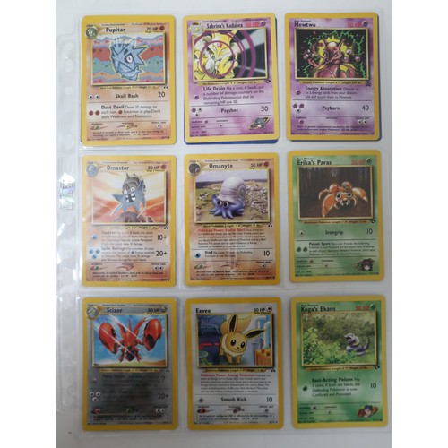 126 - Pokemon Trading Card Game - A collection of cards from Gym & Neo Series Expansions includes holos Ro... 