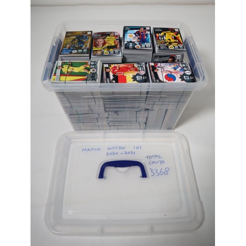 146 - Topps Match Attax 101 2020-2021 Football Cards includes LE8G Limited Edition Vardy & Purple Parallel... 